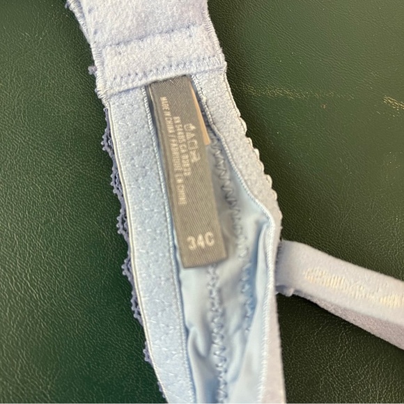 Aerie Womens Size 34C Blakely Blue Lace - Picture 2 of 8